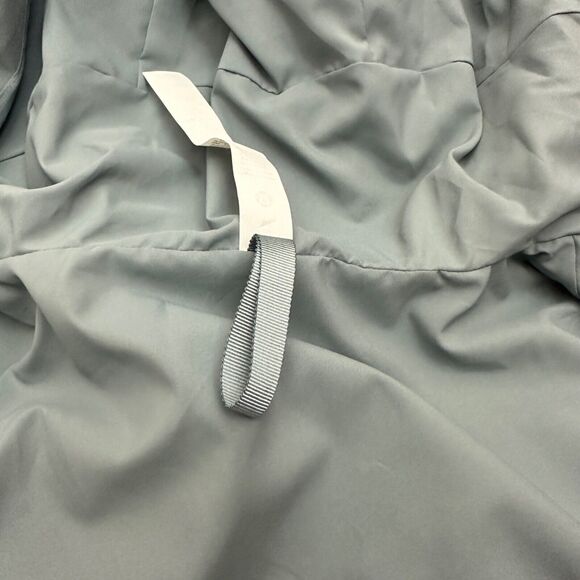 Lululemon Mid-Length Waterproof Rain Coat Jacket BGIB Belgian Blue Gray Size L - Picture 9 of 16